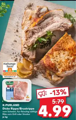Kaufland DE K-PURLAND Dicke Rippe/Brustrippe tilbud