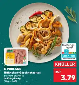 Kaufland DE K-PURLAND Hähnchen-Geschnetzeltes tilbud