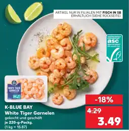 Kaufland DE K-BLUE BAY White Tiger Garnelen tilbud