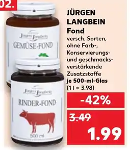 Kaufland DE JÜRGEN LANGBEIN Fond tilbud