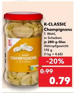 Kaufland DE K-CLASSIC Champignons tilbud