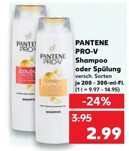 Kaufland DE PANTENE PRO-V Shampoo oder Spülung tilbud