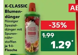 Kaufland DE K-CLASSIC Blumen- dünger tilbud