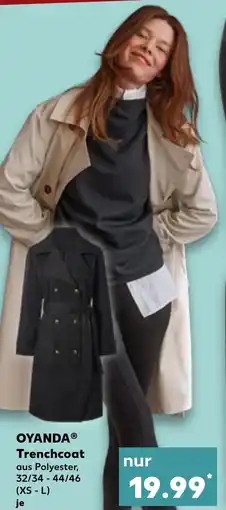 Kaufland DE OYANDAⓇ Trenchcoat tilbud