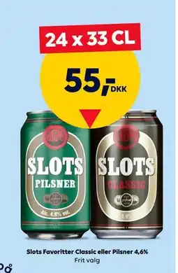 BorderShop Slots Favoritter Classic eller Pilsner 4,6% tilbud