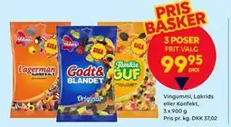 BorderShop Vingummi, Lakrids eller Konfekt tilbud