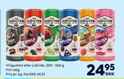 BorderShop Vingummi eller Lakrids tilbud
