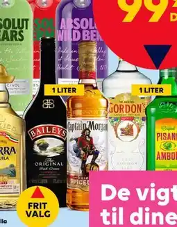 BorderShop Baileys, Gordon´s eller Captain Morgan tilbud