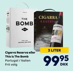 BorderShop Cigarra Reserva eller This is The Bomb tilbud