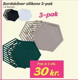 Hi five Bordskåner silikone 3-pak tilbud