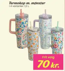 Hi five Termokop m. mønster tilbud