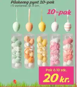 Hi five Påskeæg pynt 10-pak tilbud