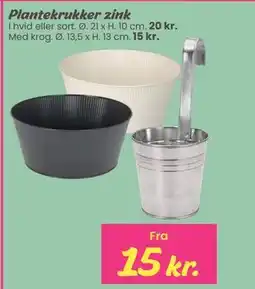 Hi five Plantekrukker zink tilbud