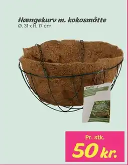 Hi five Hængekurv m. kokosmåtte tilbud
