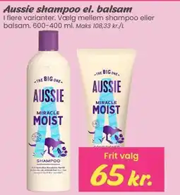 Hi five Aussie shampoo el. balsam tilbud