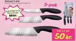 Hi five Knivsæt 3 dele tilbud
