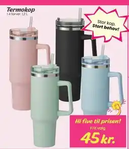 Hi five Termokop tilbud