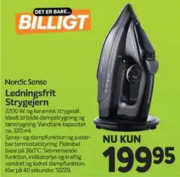 Din Isenkræmmer Ledningsfrit Strygejern tilbud