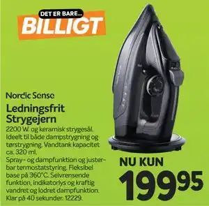 Din Isenkræmmer Ledningsfrit Strygejern tilbud