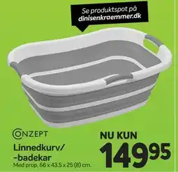 Din Isenkræmmer Linnedkurv/ -badekar tilbud