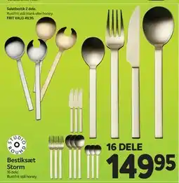 Din Isenkræmmer Bestiksæt Storm tilbud