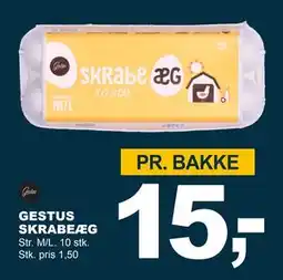 Let-Køb GESTUS SKRABEÆG tilbud