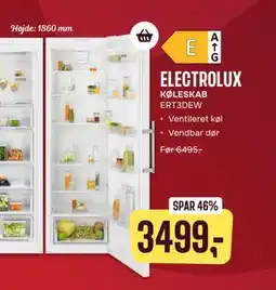 Skousen ELECTROLUX KØLESKAB ERT3DEW tilbud