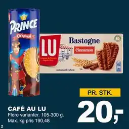 Let-Køb CAFÉ AU LU tilbud