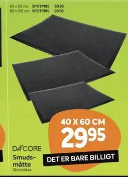 Din Isenkræmmer Smudsmåtte tilbud