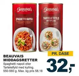 Let-Køb BEAUVAIS MIDDAGSRETTER tilbud
