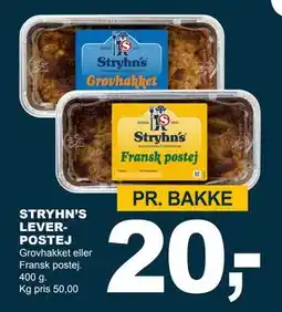 Let-Køb STRYHN’S LEVERPOSTEJ tilbud