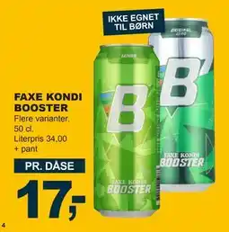 Let-Køb FAXE KONDI BOOSTER tilbud