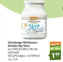 Citti Schrozberger Milchbauern Demeter Skyr Natur tilbud