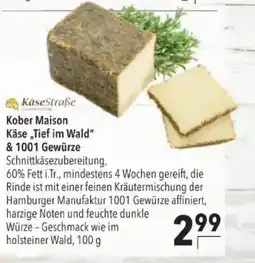 Citti KäseStraße Kober Maison Käse „Tief im Wald" & 1001 Gewürze tilbud