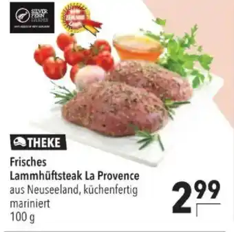 Theke frisches lammhüftsteak la provence