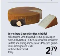 Citti Boer'n Trots Ziegenkäse Honig-Trüffel tilbud