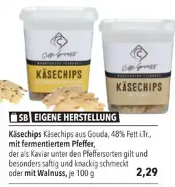 Citti Käsechips Käsechips aus Gouda, 48% Fett i.Tr., mit fermentiertem Pfeffer, tilbud