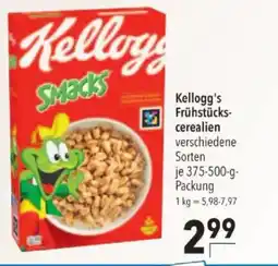 Citti Kellogg's Frühstücks- cerealien tilbud
