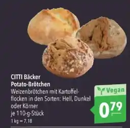 Citti CITTI Bäcker Potato-Brötchen tilbud