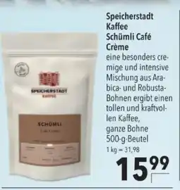Citti Speicherstadt Kaffee Schümli Café Crème tilbud