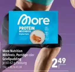 Citti More Nutrition Milchreis, Porridge oder Grießpudding tilbud