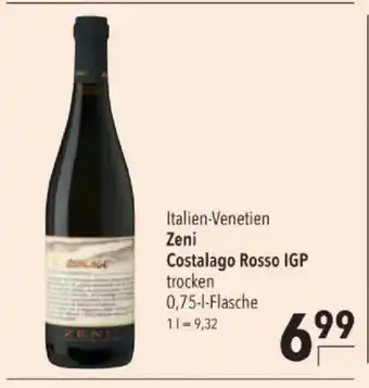 Citti Zeni Costalago Rosso IGP tilbud