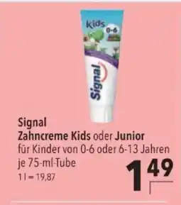 Citti Signal Zahncreme Kids oder Junior tilbud