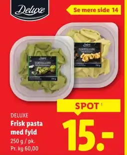Lidl DELUXE Frisk pasta med fyld tilbud