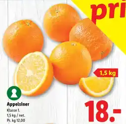 Lidl Appelsiner tilbud