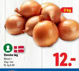 Lidl Danske løg tilbud