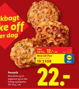 Lidl Foccacia tilbud