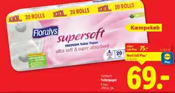 Lidl FLORALYS Toiletpapir tilbud
