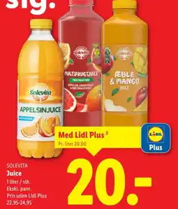 Lidl SOLEVITA Juice tilbud