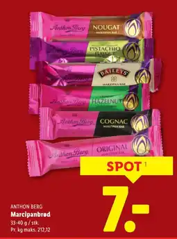 Lidl ANTHON BERG Marcipanbrød tilbud